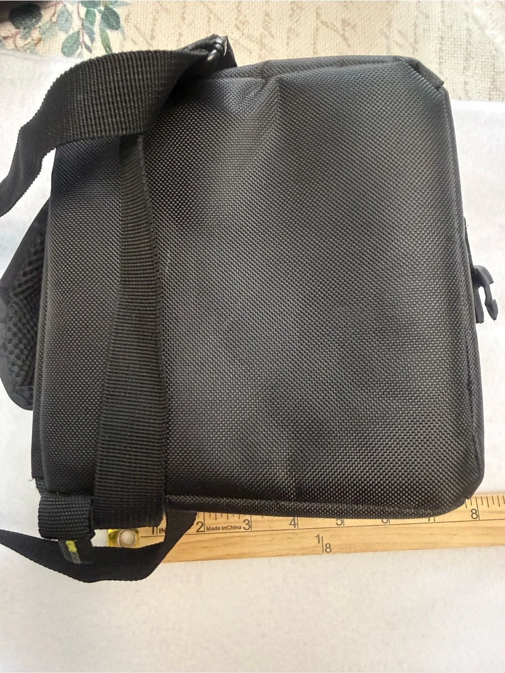 Men's Black & Blue Messenger Camera Bag